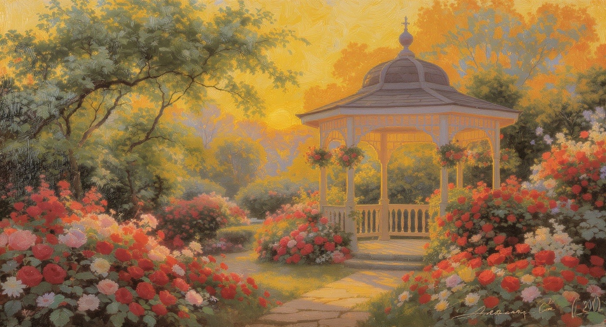 Golden Garden Reverie