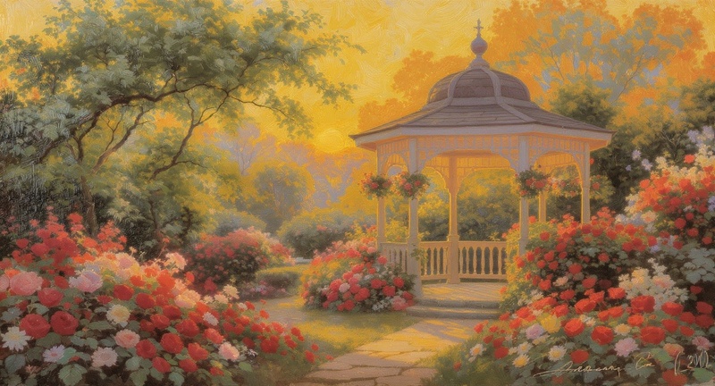 Golden Garden Reverie