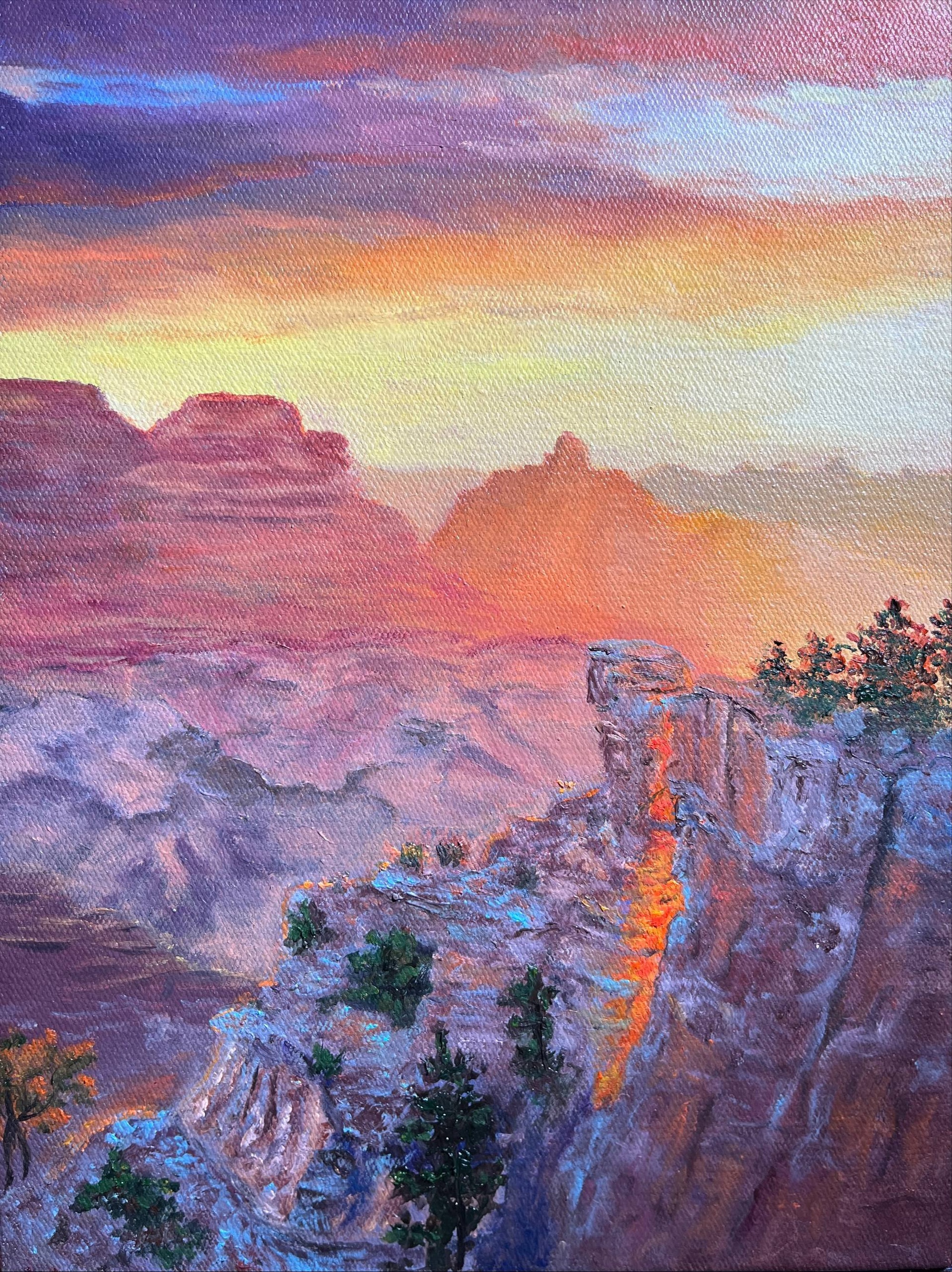 Canyon sunset